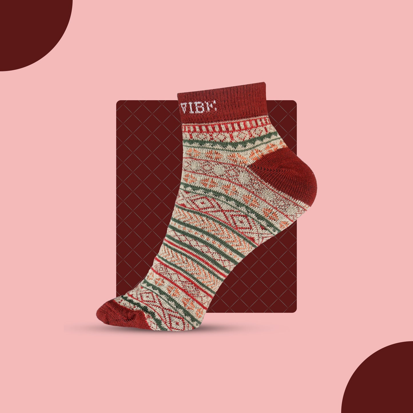 Vibrant Cotton Socks for Women – Soft, Stylish & Comfortable (6 Pairs)