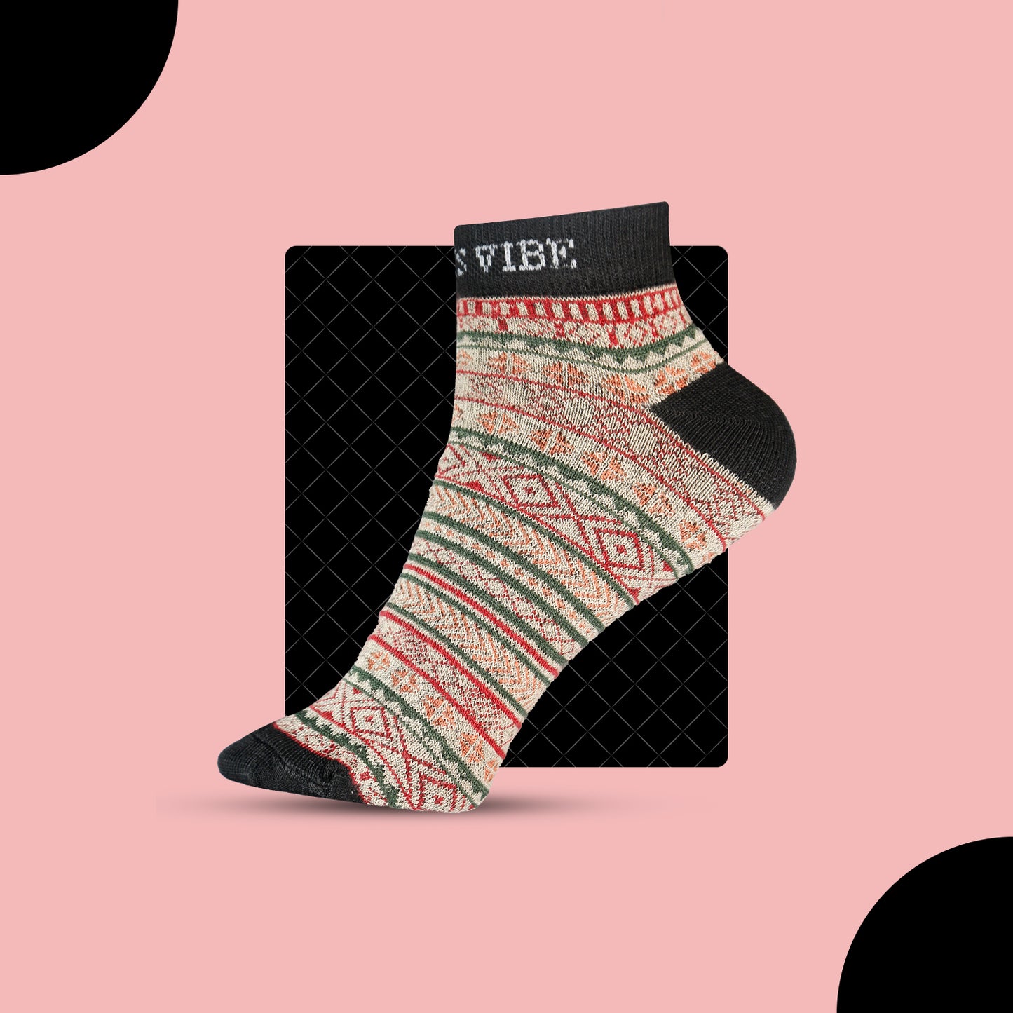 Vibrant Cotton Socks for Women – Soft, Stylish & Comfortable (6 Pairs)