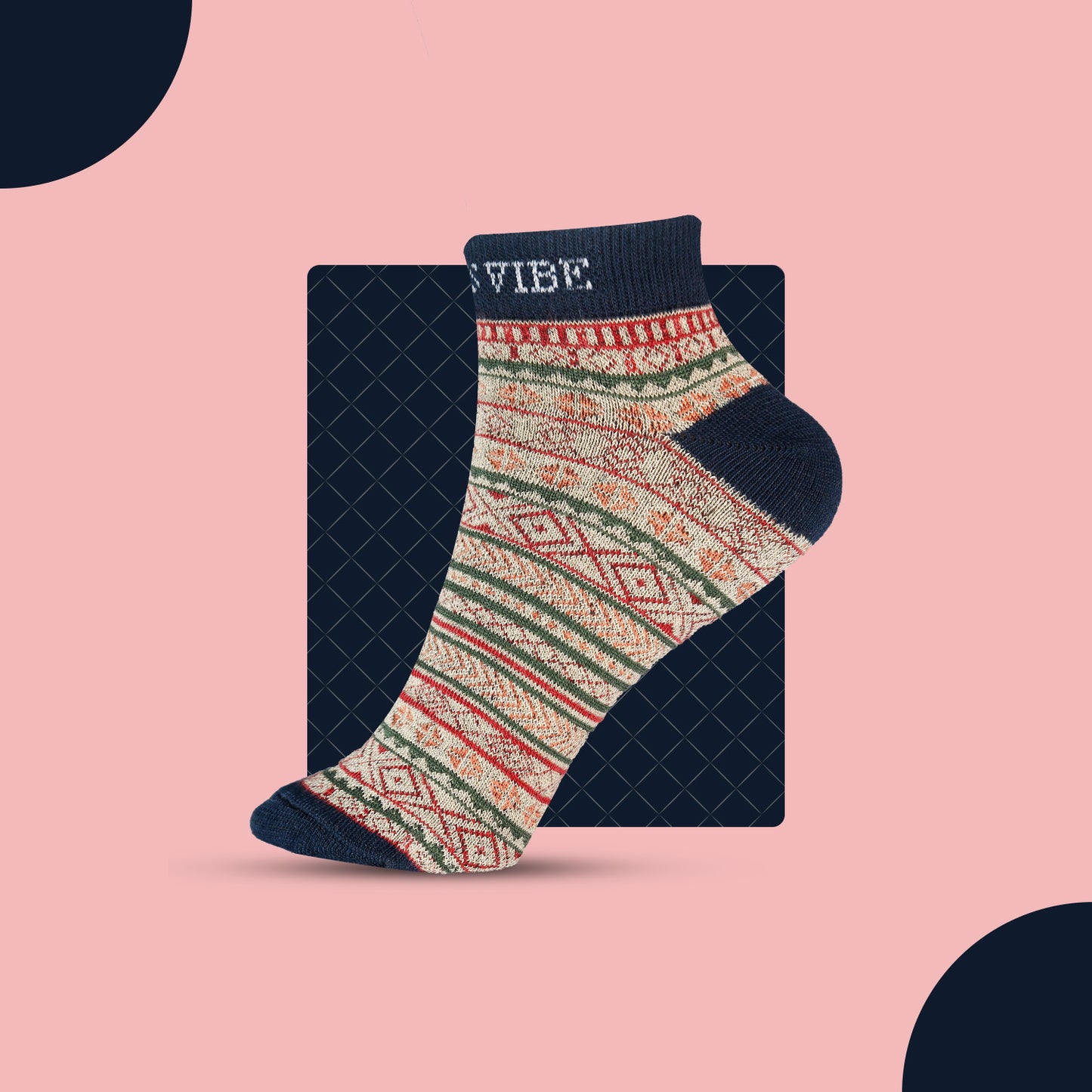 Vibrant Cotton Socks for Women – Soft, Stylish & Comfortable (6 Pairs)