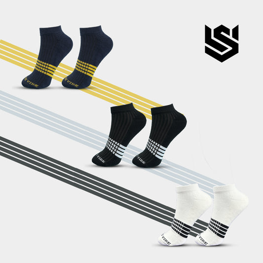 EcoSoft Bamboo Ankle Socks – Anti-Odor & Ultra Soft, 6 Pairs