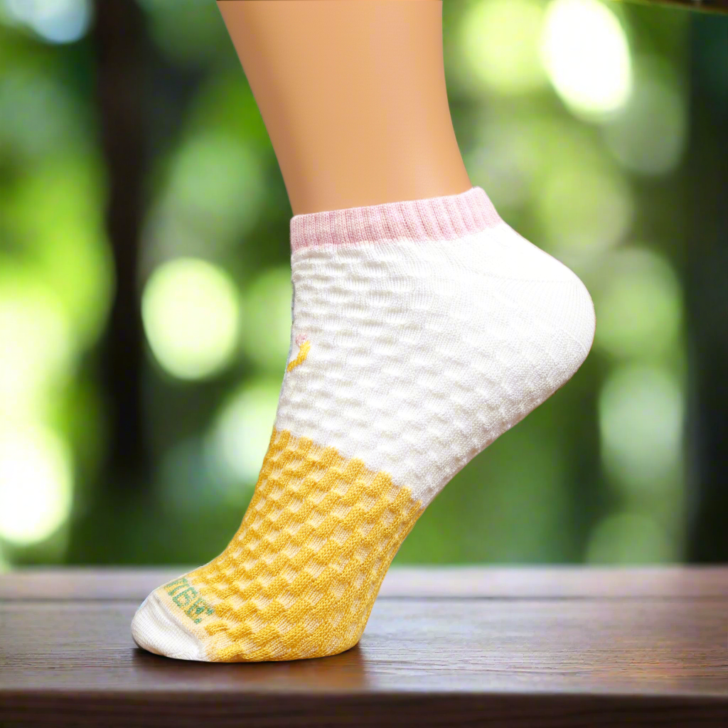 Socks & Smiles – Colorful Bamboo Ankle Socks for Women (Pack of 6)
