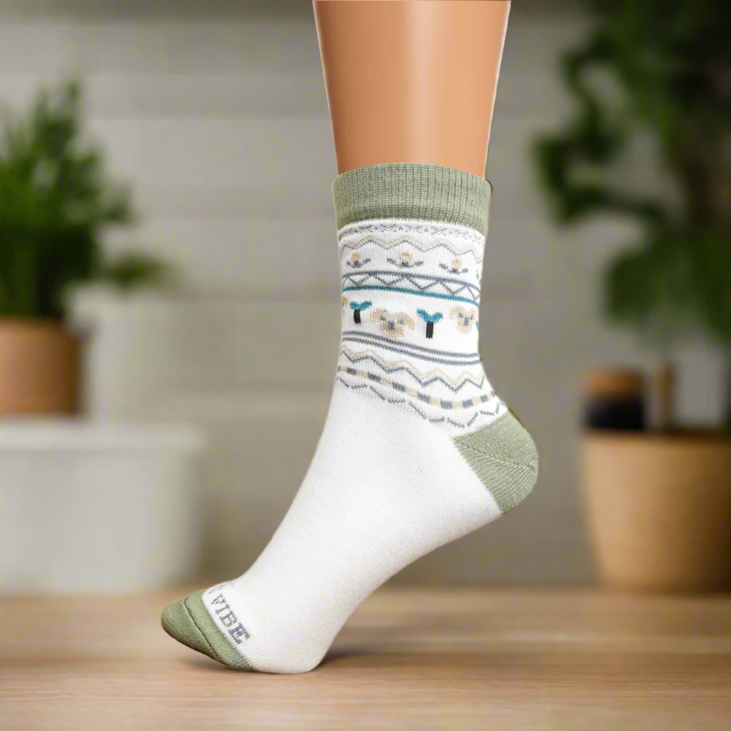 Stylish Pastel Bamboo Socks for Women – Gentle on Skin, Everyday Comfort (6 Pairs)