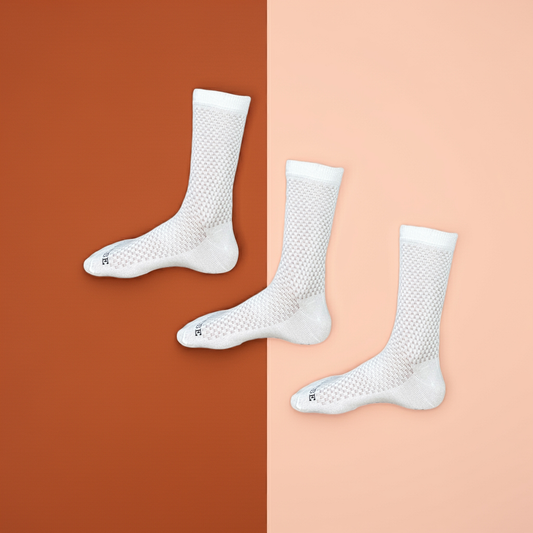 Premium Pattern Crew Socks – 3 Pair Pack | Soft, Breathable & All-Day Comfort