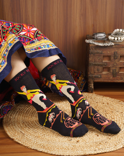 Garba Special Festive Unisex Socks – Navratri Edition Pack of 6