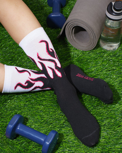 Flame Vibe Socks – Pack of 7 Stylish Colors
