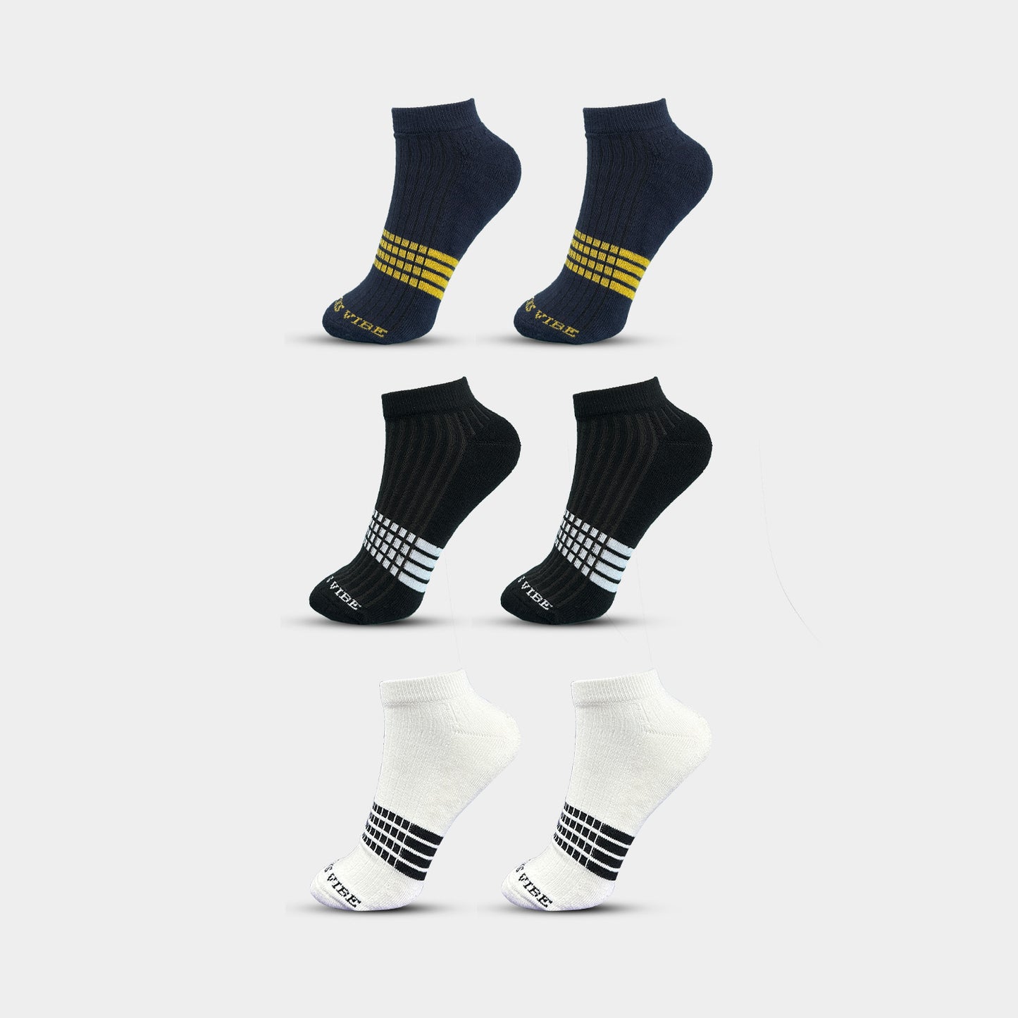 EcoSoft Bamboo Ankle Socks – Anti-Odor & Ultra Soft, 6 Pairs