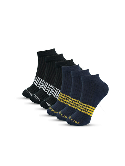 EcoSoft Bamboo Ankle Socks – Anti-Odor & Ultra Soft, 6 Pairs
