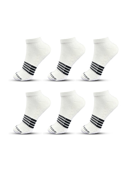 EcoSoft Bamboo Ankle Socks – Anti-Odor & Ultra Soft, 6 Pairs