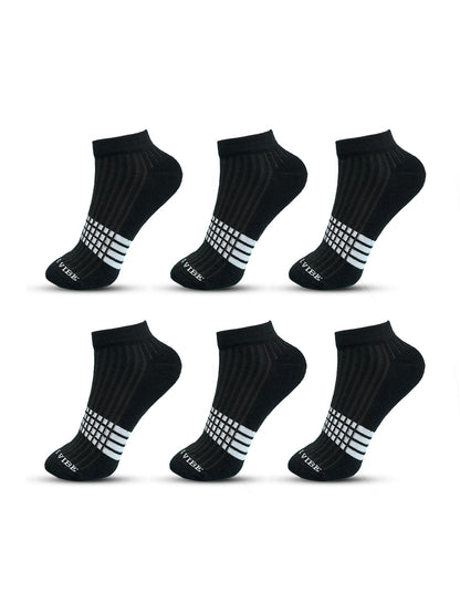 EcoSoft Bamboo Ankle Socks – Anti-Odor & Ultra Soft, 6 Pairs