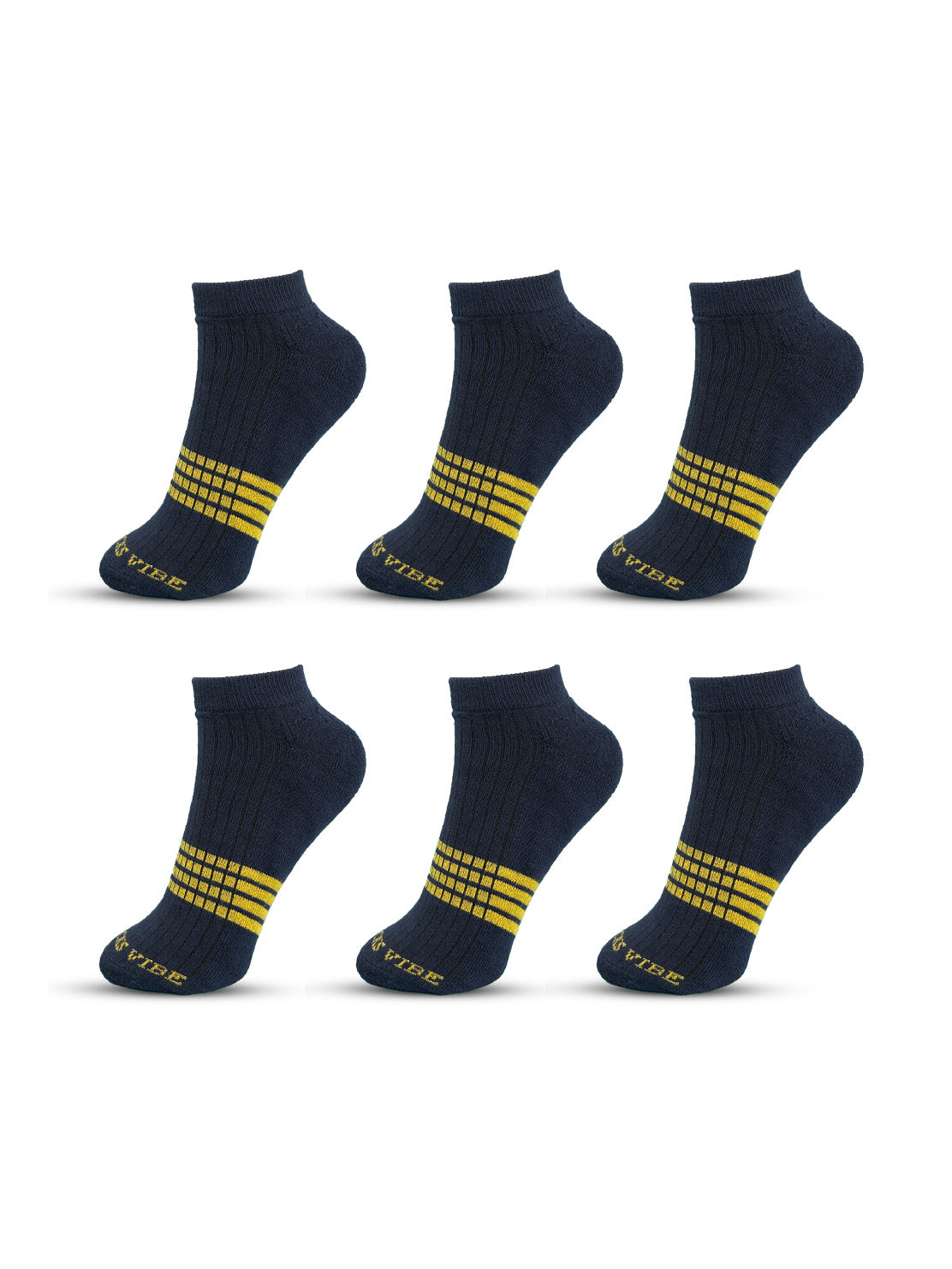 EcoSoft Bamboo Ankle Socks – Anti-Odor & Ultra Soft, 6 Pairs