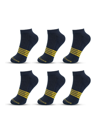 EcoSoft Bamboo Ankle Socks – Anti-Odor & Ultra Soft, 6 Pairs