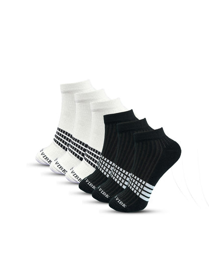 EcoSoft Bamboo Ankle Socks – Anti-Odor & Ultra Soft, 6 Pairs