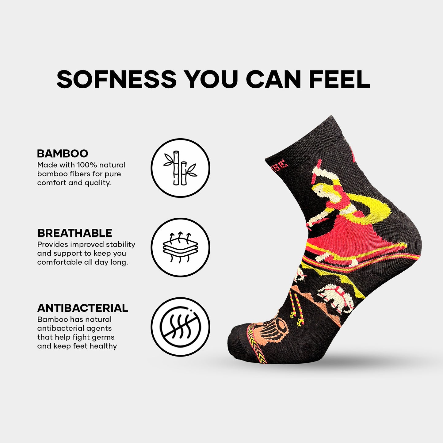 Garba Special Festive Unisex Socks – Navratri Edition Pack of 6