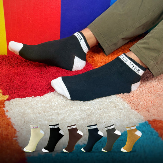 DailyWear Cotton Ankle Socks – All-Day Freshness (Pack of 6)